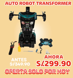 AUTO ROBOT TRANSFORMER A CONTROL REMOTO  DEPORTIVO CON DOBLE JOYSTICK