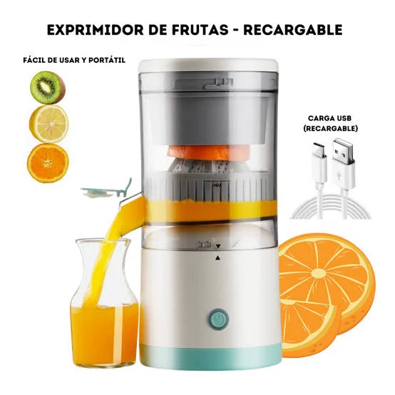 EXPRIMIDOR DE NARANJA ELECTRICO CON CARGADOR USB TIPO C