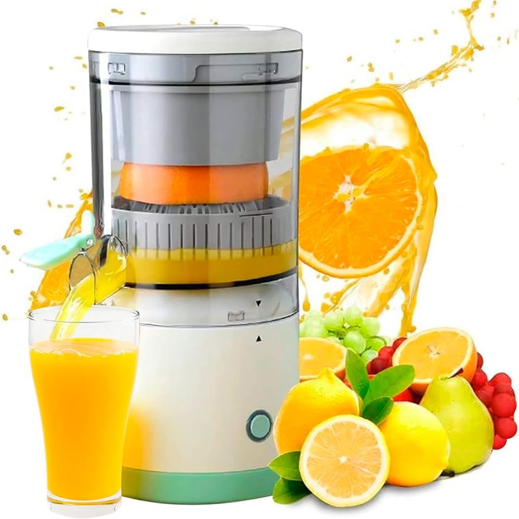 EXPRIMIDOR DE NARANJA ELECTRICO CON CARGADOR USB TIPO C