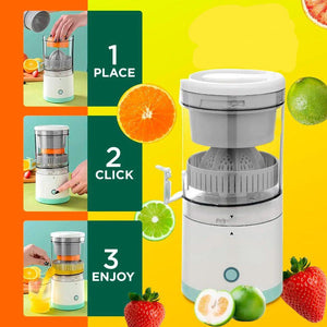 EXPRIMIDOR DE NARANJA ELECTRICO CON CARGADOR USB TIPO C