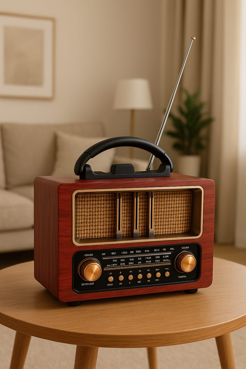 RADIO RETRO  FM y AM, MP3 multibanda  Bluetooth KTF-2015