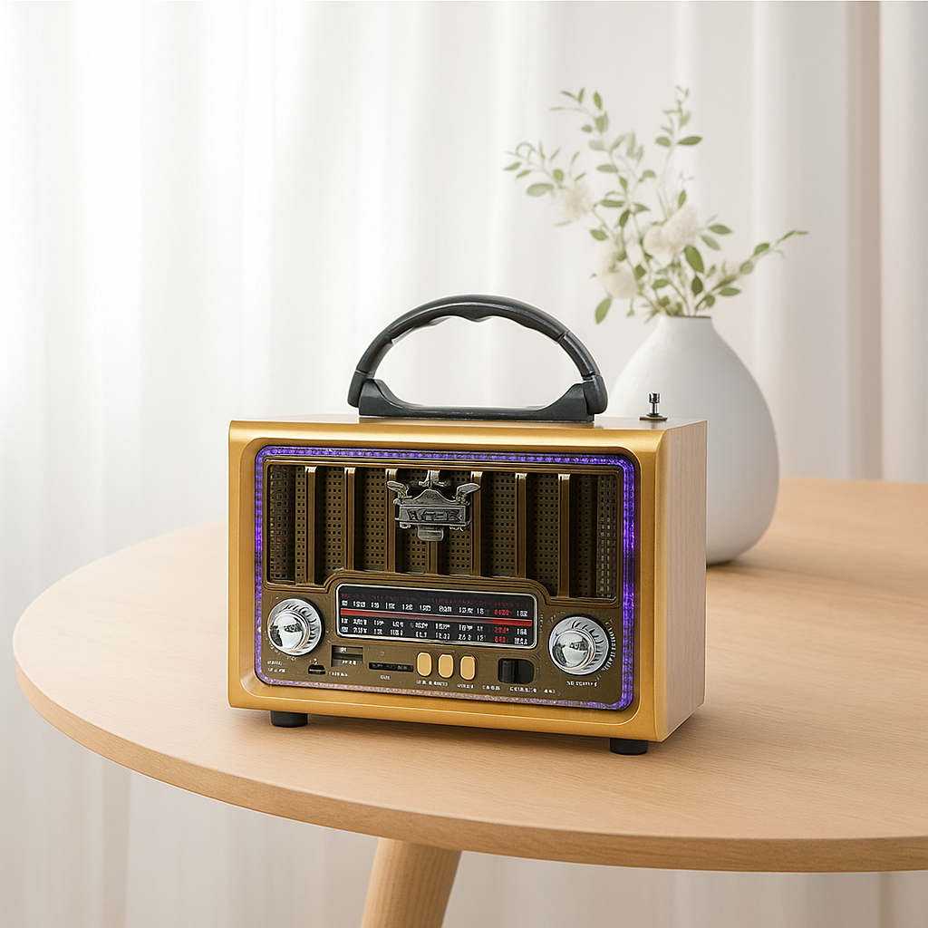 RADIO Am Fm Vintage  RETRO RECARGABLE Ktf-2016