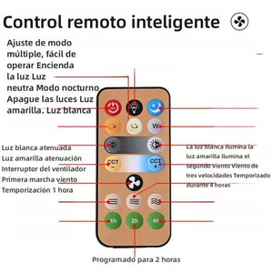 FOCO LED 3 EN 1 - FOCO,VENTILADOR, AROMATIZADOR.