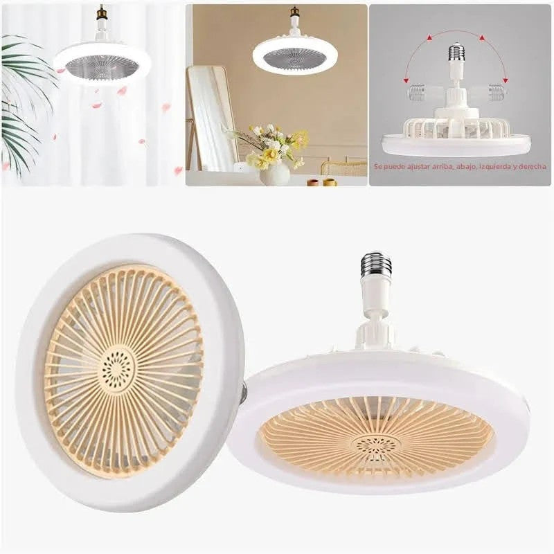 FOCO LED 3 EN 1 - FOCO,VENTILADOR, AROMATIZADOR.