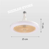 FOCO LED 3 EN 1 - FOCO,VENTILADOR, AROMATIZADOR.