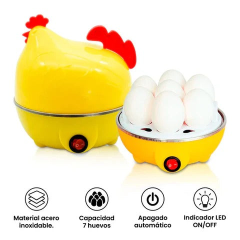 HERVIDORA DE HUEVOS EN FORMA DE GALLINA