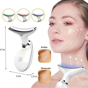 MASAJEADOR FACIAL MICROCORRIENTES CON LUZ LED