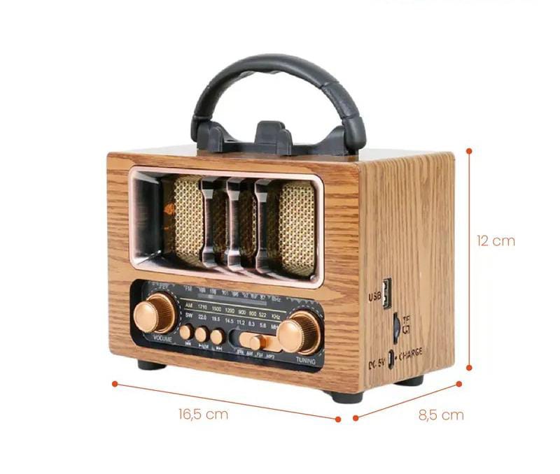 RADIO RETRO  FM y AM, MP3 multibanda  Bluetooth KTF-2015