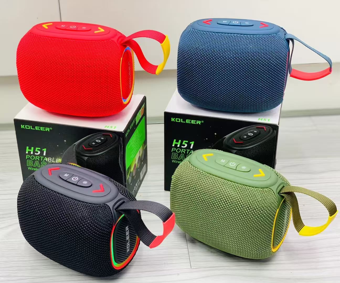 PARLANTE KOLEER -SONIDO BASS- CON RADIO FM-BLUETOOTH