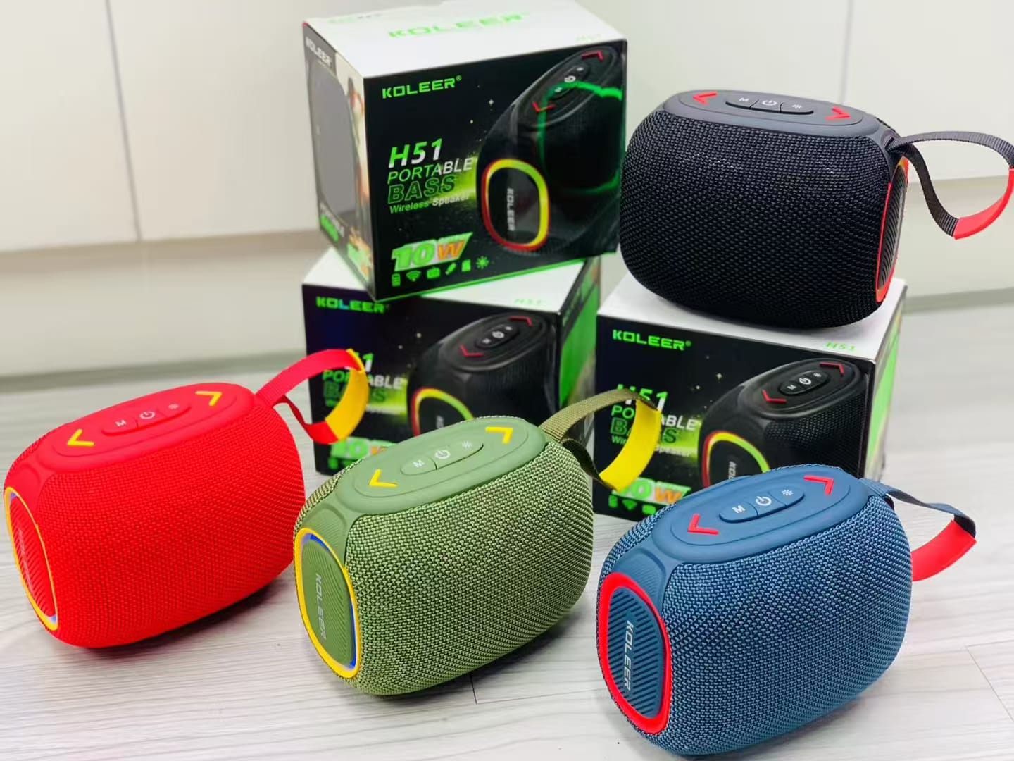 PARLANTE KOLEER -SONIDO BASS- CON RADIO FM-BLUETOOTH