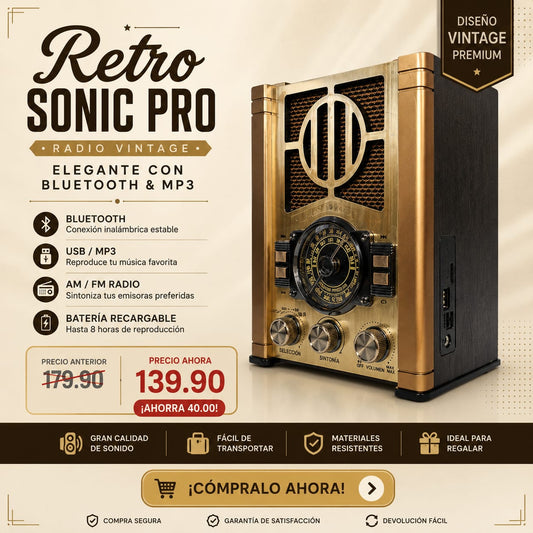 RADIO RETRO TIPO ROKOLA BLUETOOTH