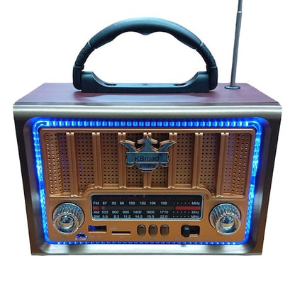 RADIO Am Fm Vintage  RETRO RECARGABLE Ktf-2016