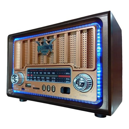RADIO Am Fm Vintage  RETRO RECARGABLE Ktf-2016