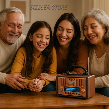 RADIO Am Fm Vintage  RETRO RECARGABLE Ktf-2016