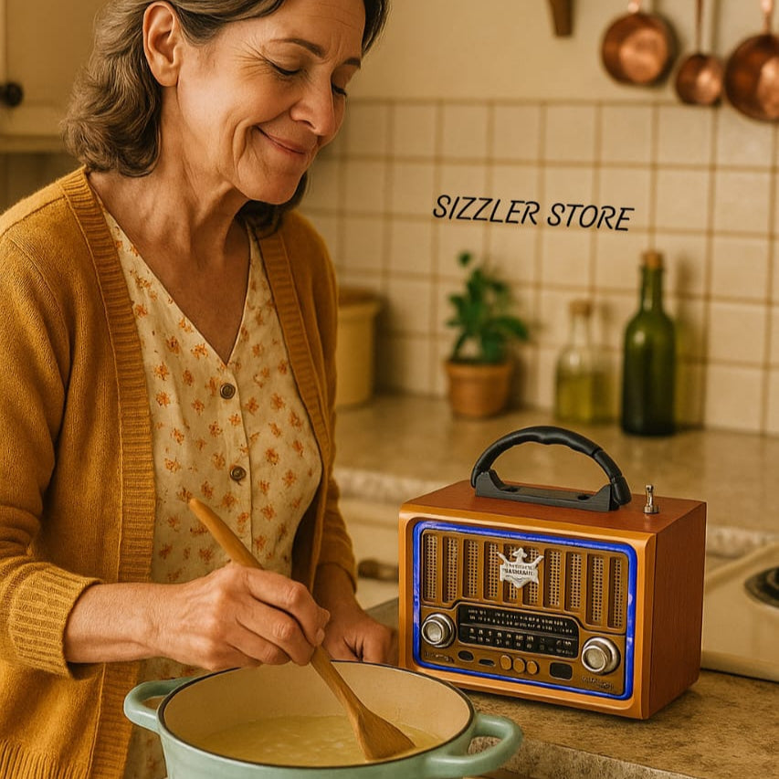 RADIO Am Fm Vintage  RETRO RECARGABLE Ktf-2016
